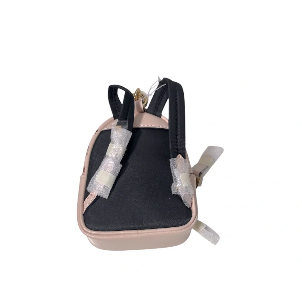 NWT 🌸 COACH 🌸 Mini Court Backpack Bag Charm With Rosette Print - Picture 5 of 5